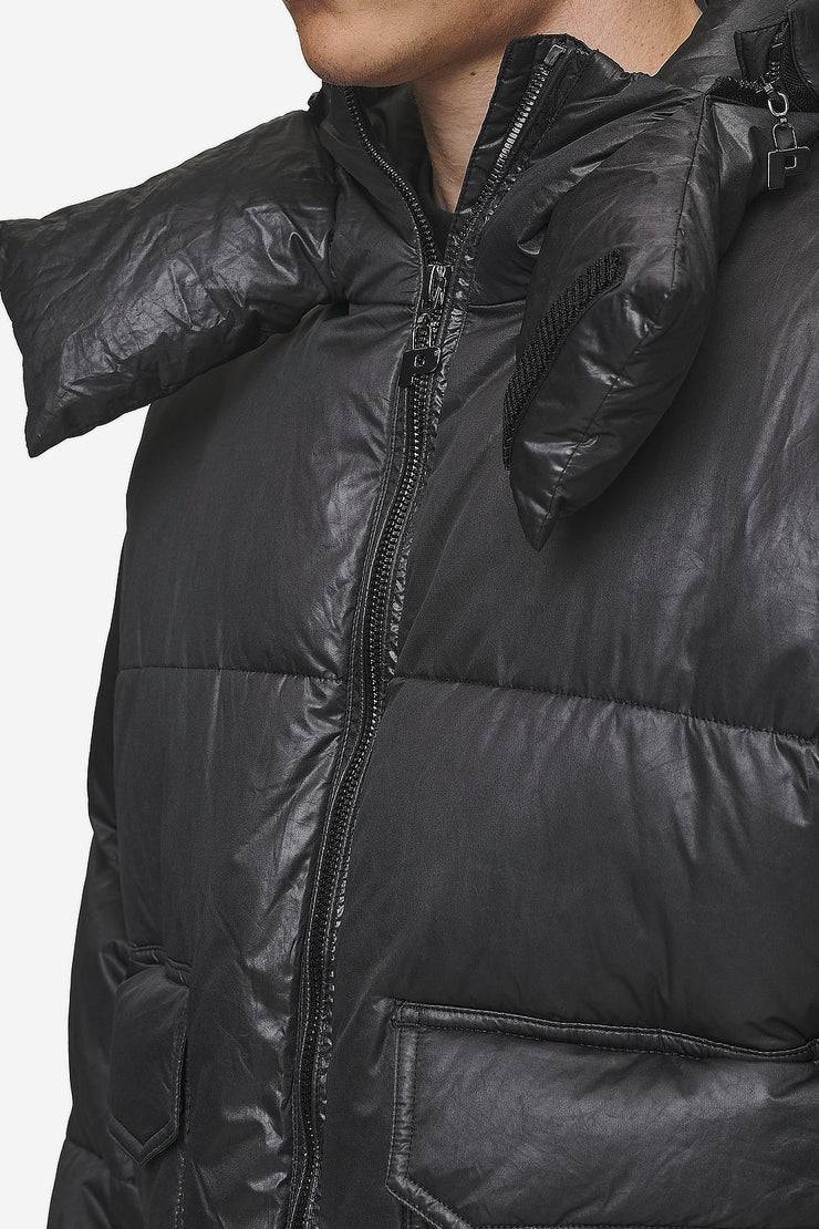 Pegador Garrick Vintage Oversized Puffer Jacket Black