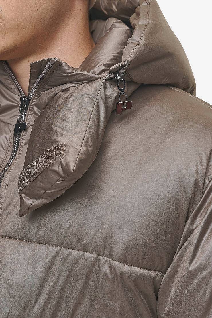 Pegador Garrick Vintage Oversized Puffer Jacket Light Brown