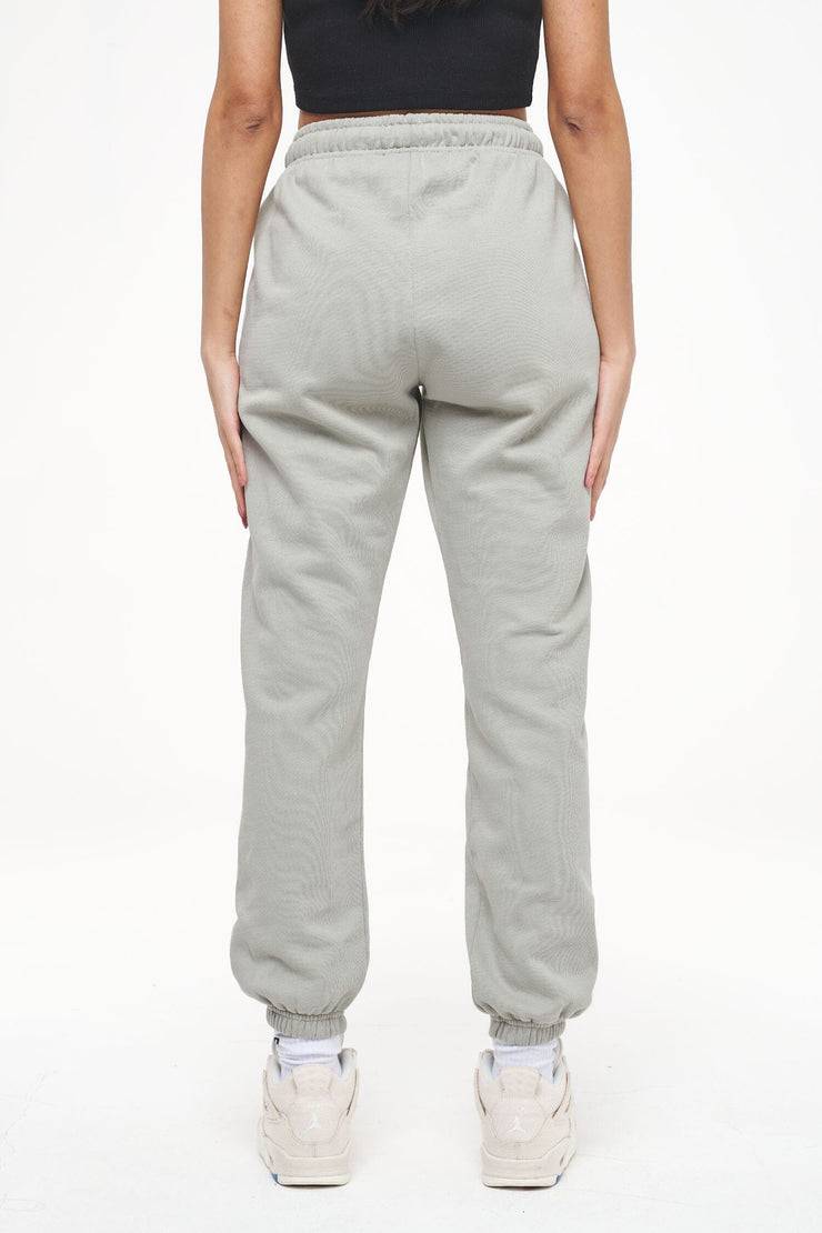 Pegador Grace High Waisted Sweat Pants Vintage Washed Quiet Gray