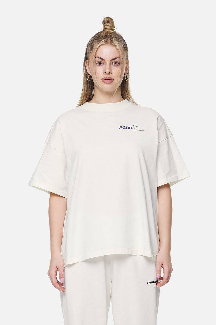 Pegador Habana Heavy Oversized Tee Washed Coconut Milk