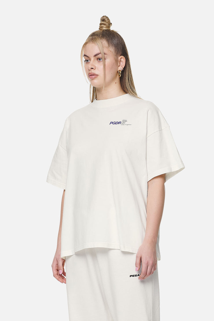 Pegador Habana Heavy Oversized Tee Washed Coconut Milk