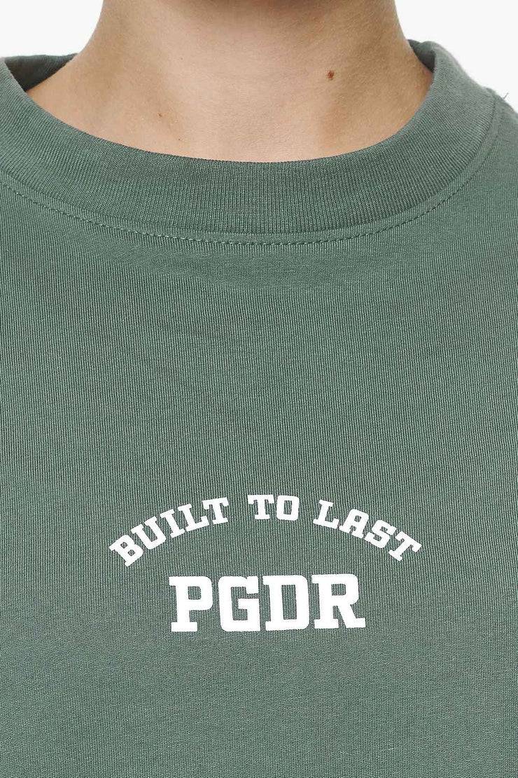 Pegador Harley Heavy Oversized Tee Vintage Washed Garden Green