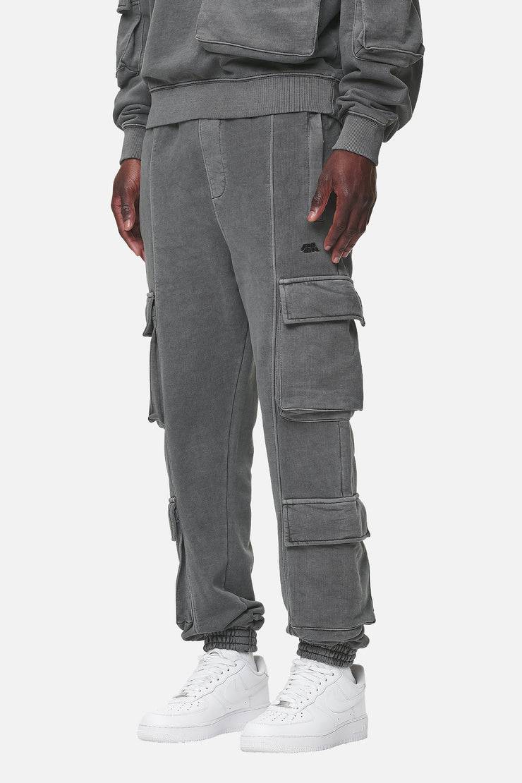 Pegador Harvey Terry Cargo Sweat Pants Vintage Grey