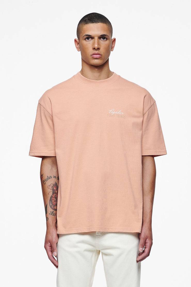 Pegador Heddon Oversized Tee Vintage Washed Tuscan Rose