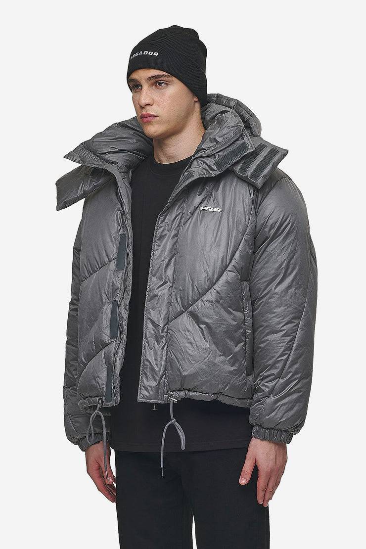 Pegador Henry Vintage Oversized Puffer Jacket Anthracite