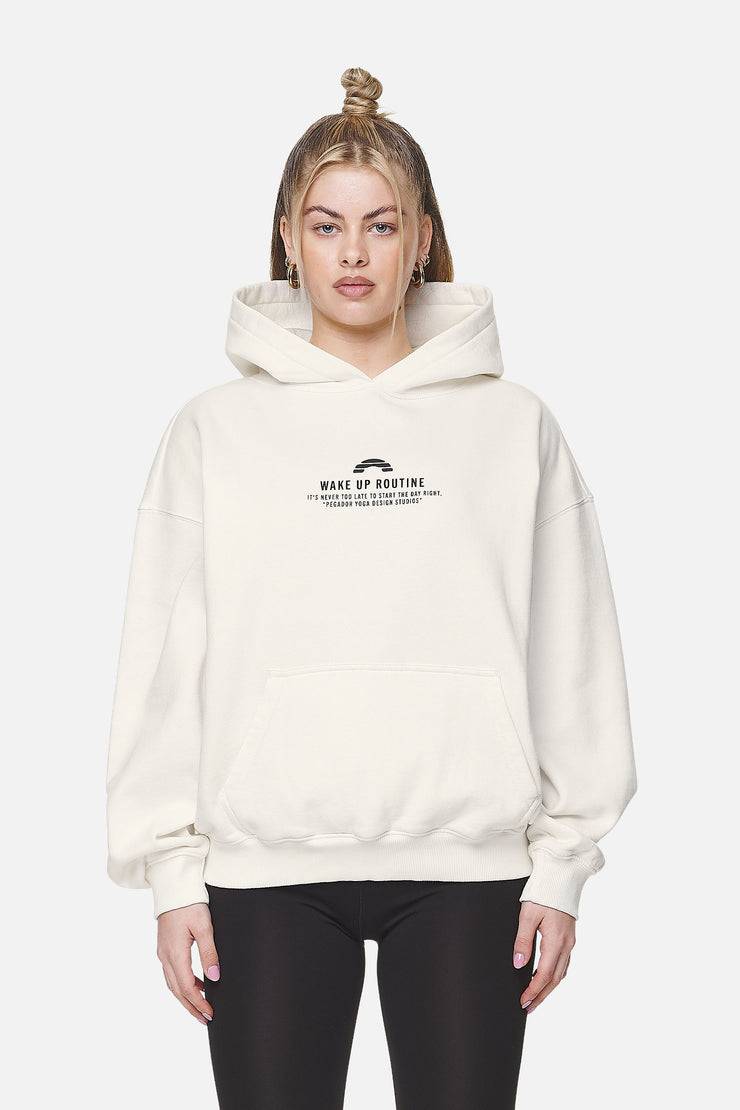 Pegador Idalia Oversized Hoodie Washed Coconut Milk