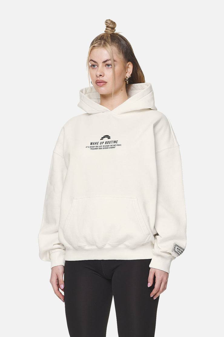 Pegador Idalia Oversized Hoodie Washed Coconut Milk