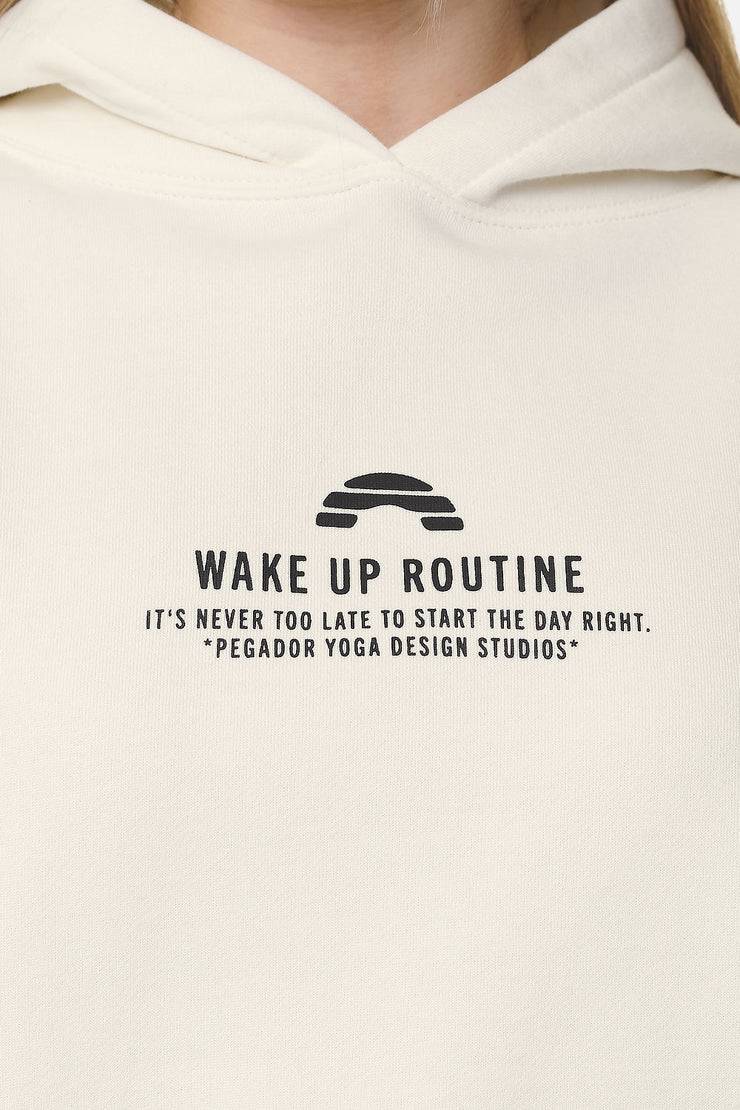 Pegador Idalia Oversized Hoodie Washed Coconut Milk