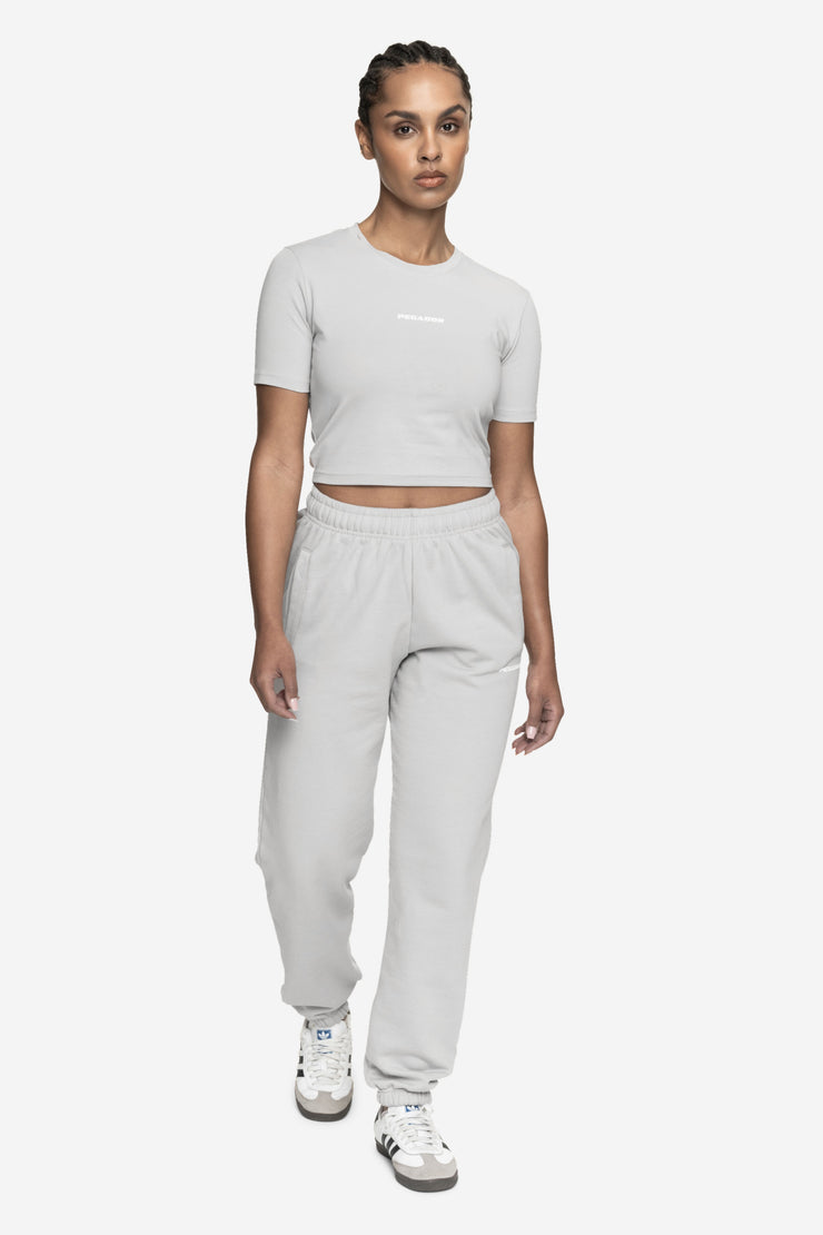 Pegador Ines Cropped Baby Tee Washed Sky Grey White Gum