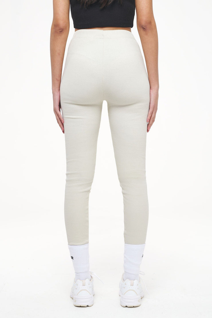 Pegador Jill Rib Leggings Vintage Washed Angels Cream