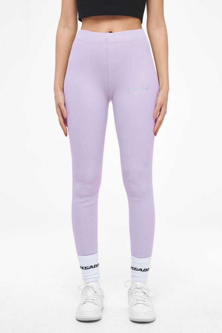 Pegador Jill Rib Leggings Vintage Washed Purple Paste