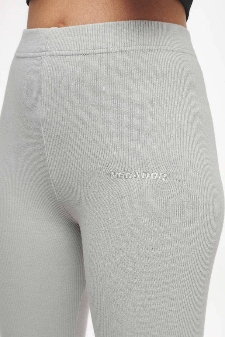 Pegador Jill Rib Leggings Vintage Washed Quiet Gray