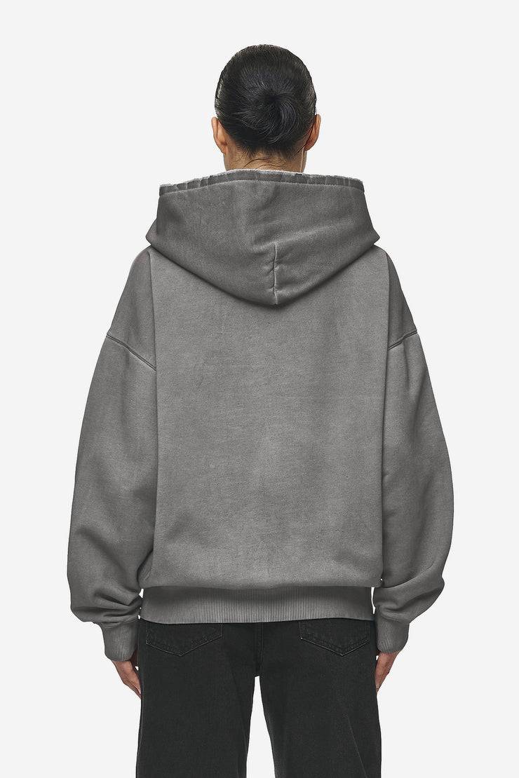 Pegador Julia Oversized Sweat Jacket Oil Dyed Deep Grey