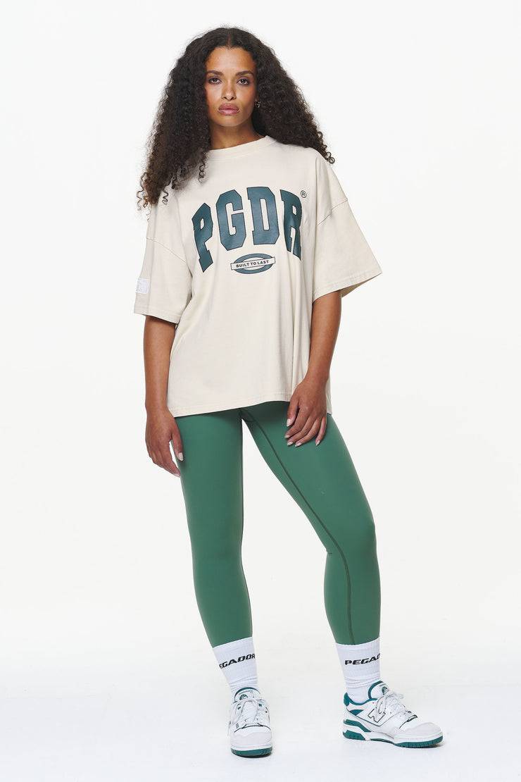 Pegador Keats Heavy Oversized Tee Vintage Washed Bone White