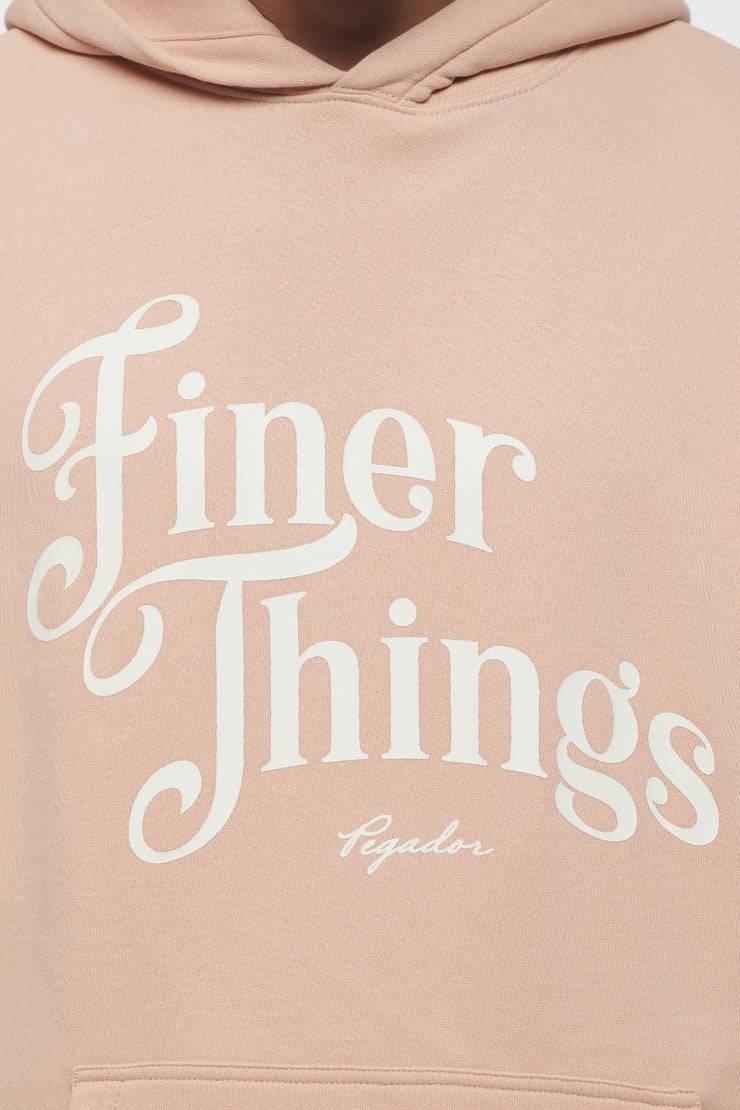 Pegador Kirk Oversized Hoodie Vintage Washed Tuscan Rose