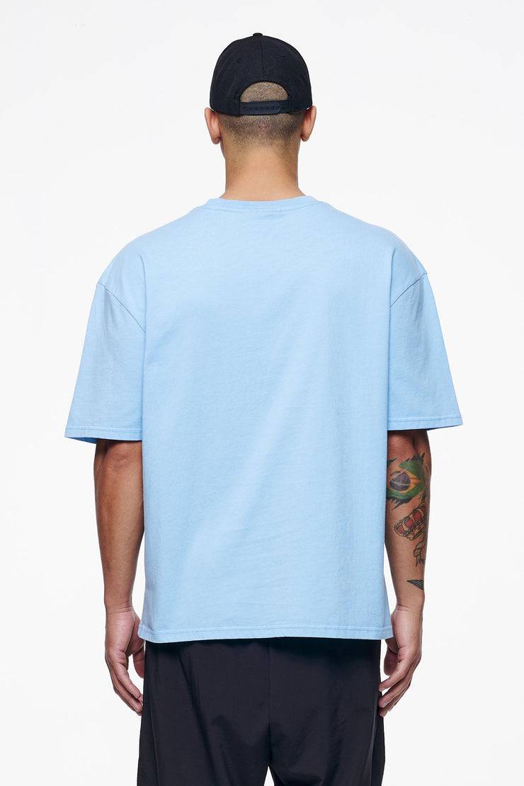 Pegador Kirk Oversized Tee Vintage Washed Riviera Blue