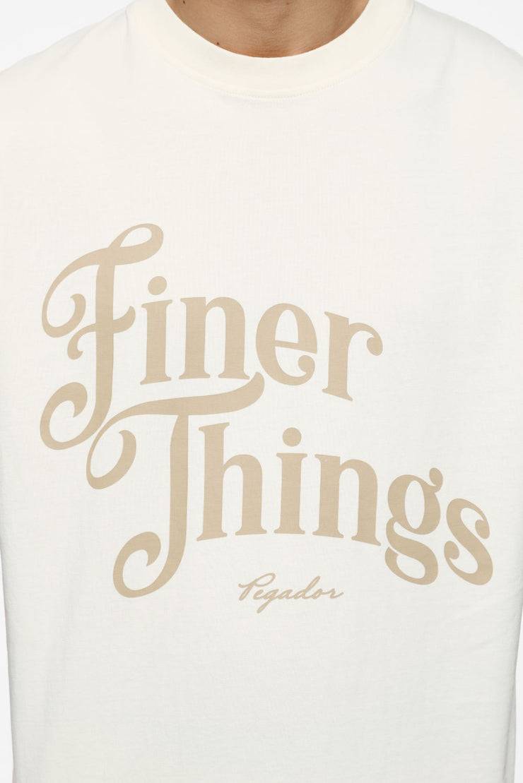 Pegador Kirk Oversized Tee Vintage Washed Unbleached