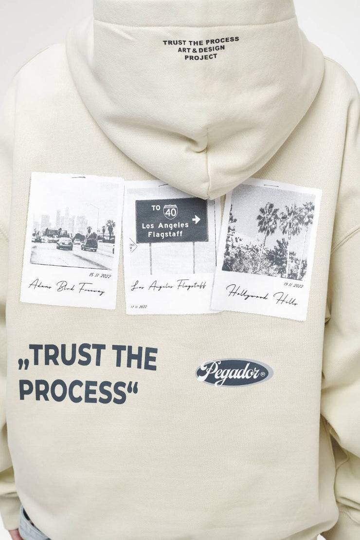 Pegador L.A. Oversized Hoodie Vintage Washed Angels Cream