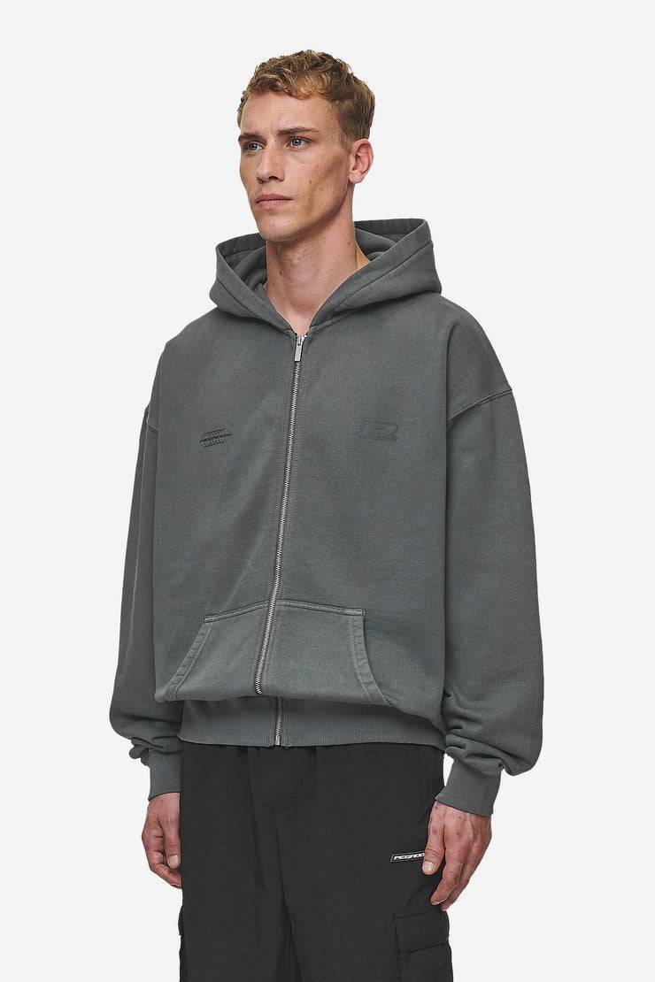 Pegador Lance Oversized Sweat Jacket Vintage Anthracite