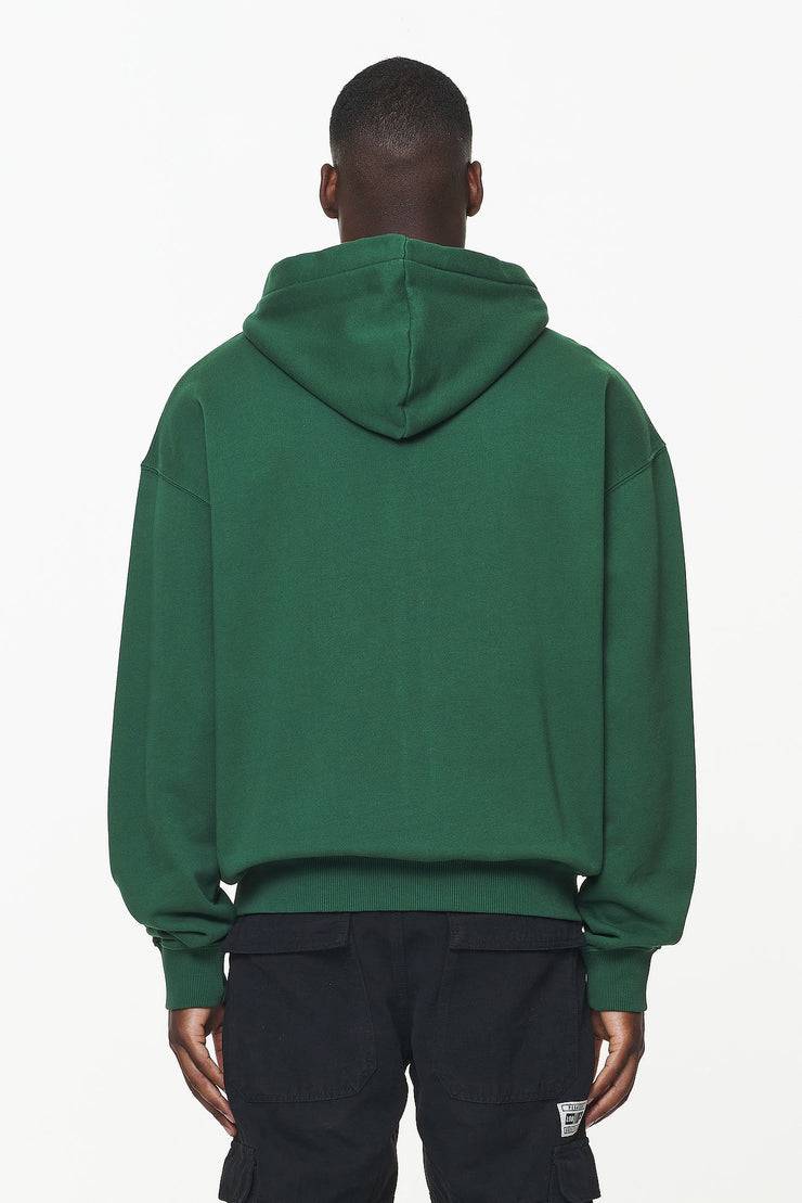 Pegador Layton Oversized Sweat Jacket Vintage Washed British Green