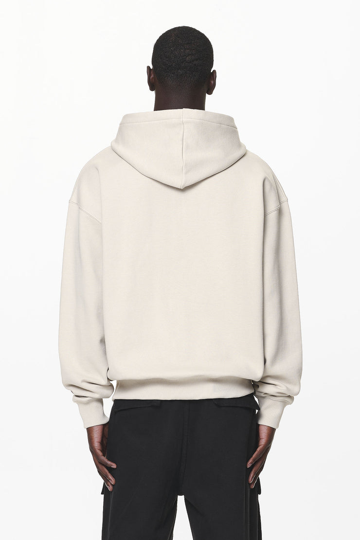 Pegador Layton Oversized Sweat Jacket Washed Dust Cream