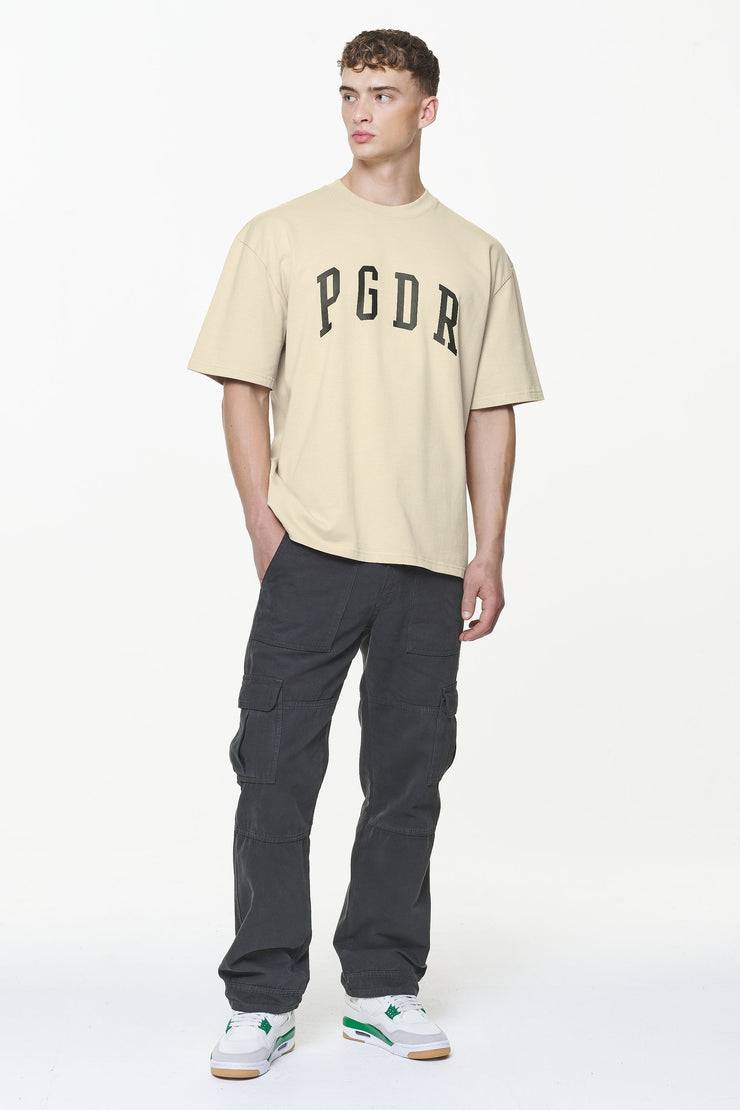 Pegador Layton Oversized Tee Vintage Washed Kingdom Beige