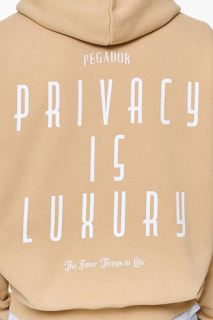 Pegador LEANDER OVERSIZED HOODIE VINTAGE WASHED ESPRESSO