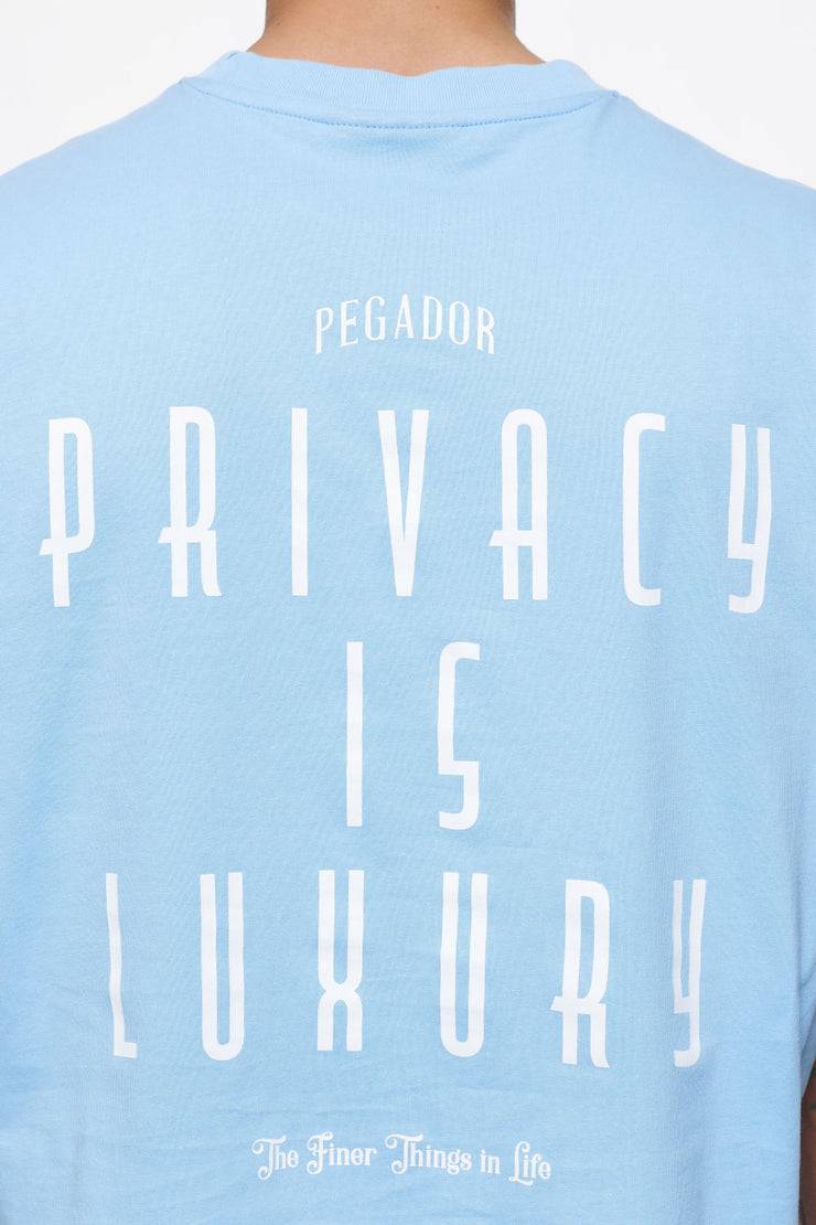 Pegador Leander Oversized Tee Vintage Washed Riviera Blue