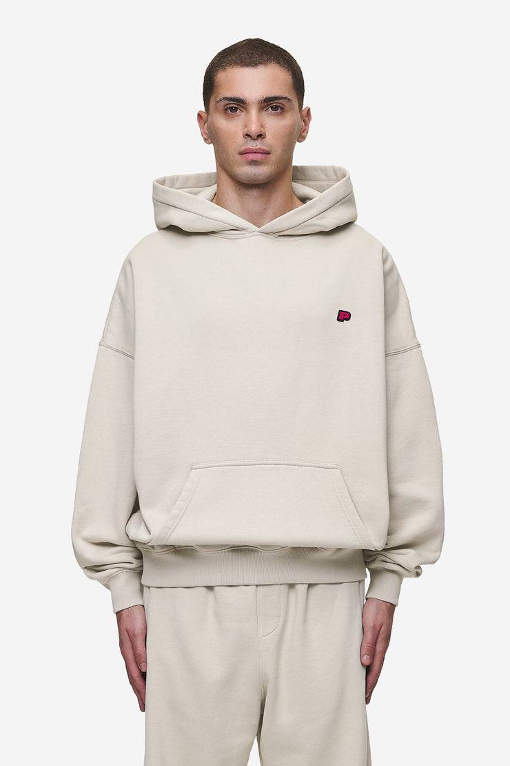 Pegador Leono Boxy Hoodie Washed Light Beige Virtual Pink Gum