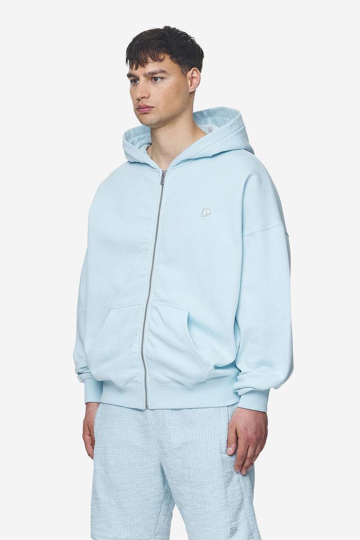 Pegador Leono Boxy Sweat Jacket Washed Baby Blue Baby Blue