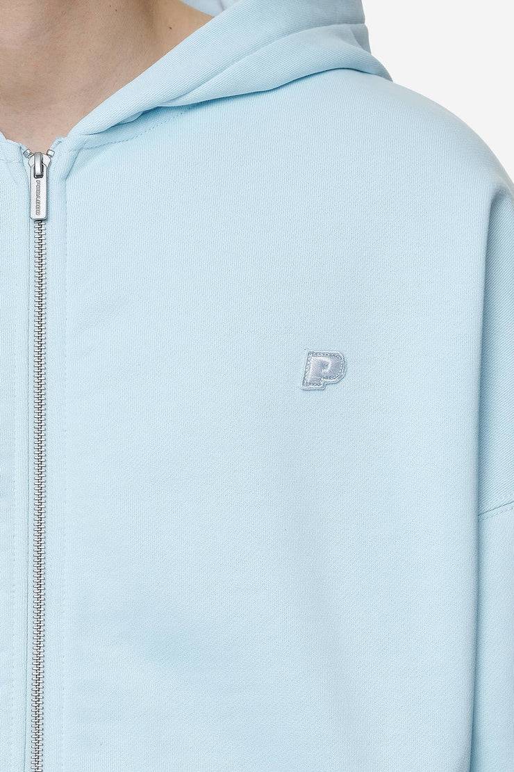Pegador Leono Boxy Sweat Jacket Washed Baby Blue Baby Blue