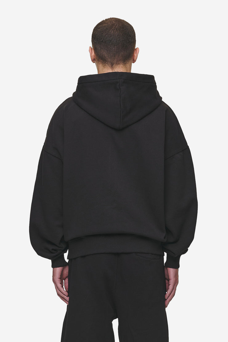 Pegador Leono Boxy Sweat Jacket Washed Black Virtual Pink Gum