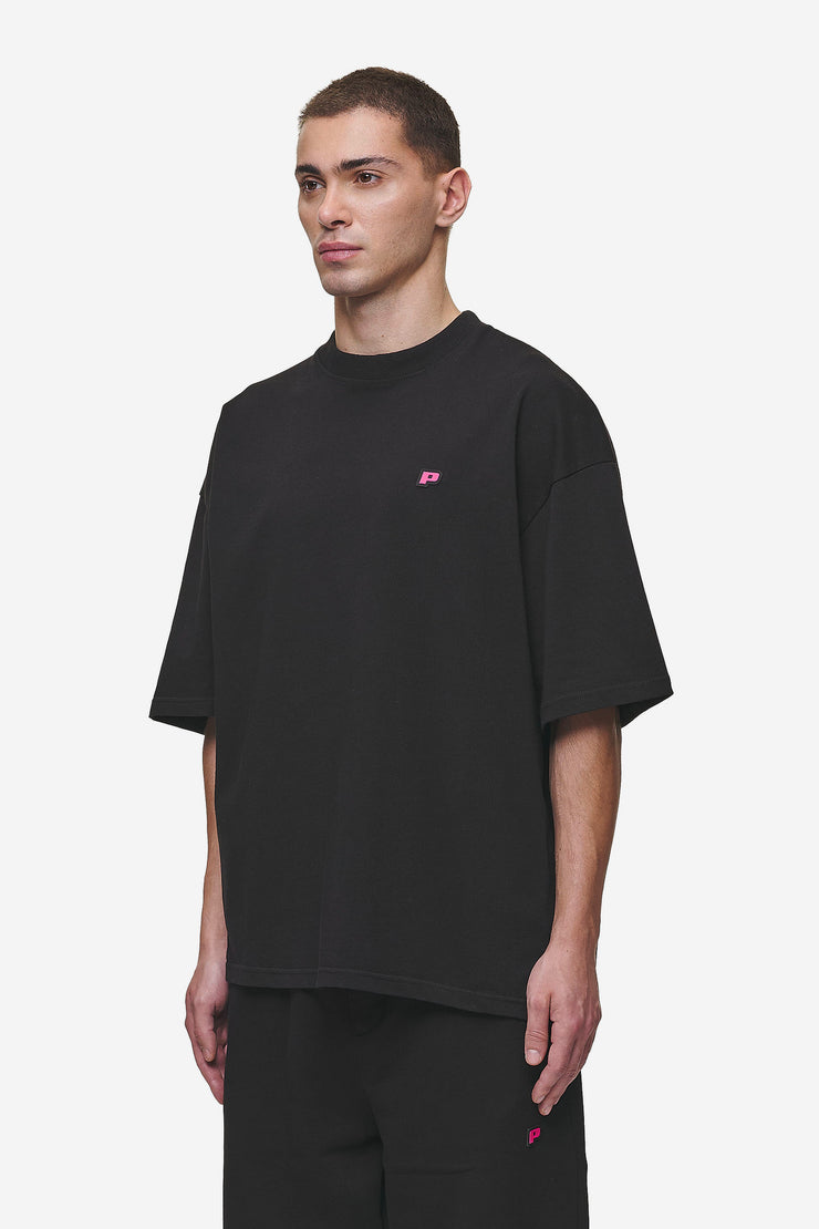 Pegador Leono Boxy Tee Washed Black Virtual Pink Gum