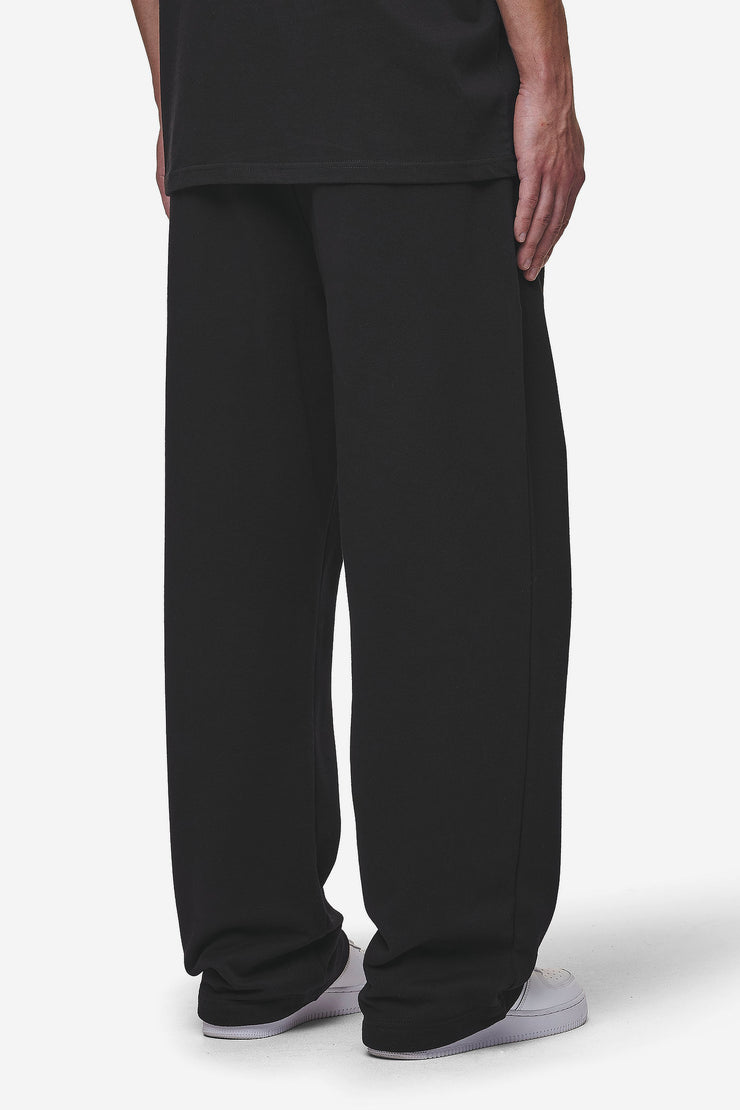 Pegador Leono Loose Sweat Pants Washed Black Virtual Pink Gum