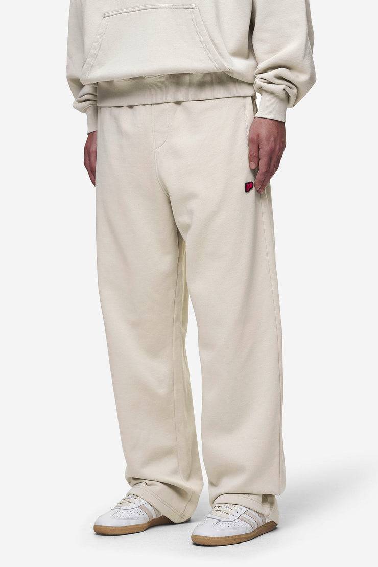 Pegador Leono Loose Sweat Pants Washed Light Beige Virtual Pink Gum