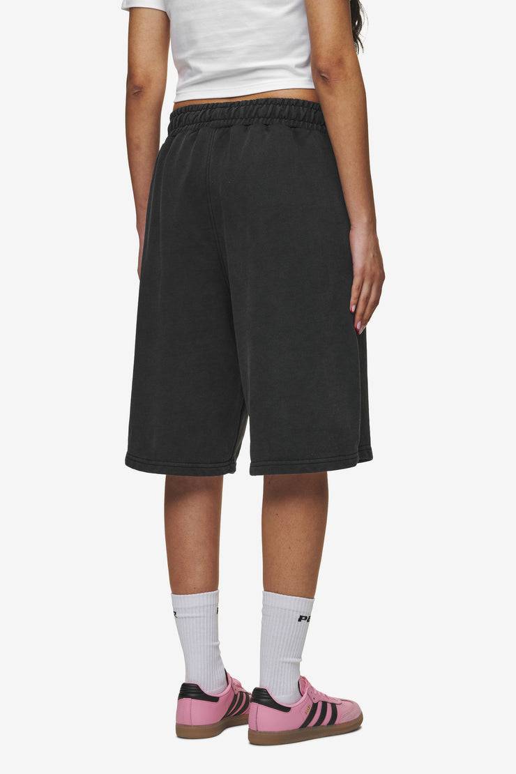Pegador Leono Overknee Heavy Sweat Shorts Vintage Black Gum