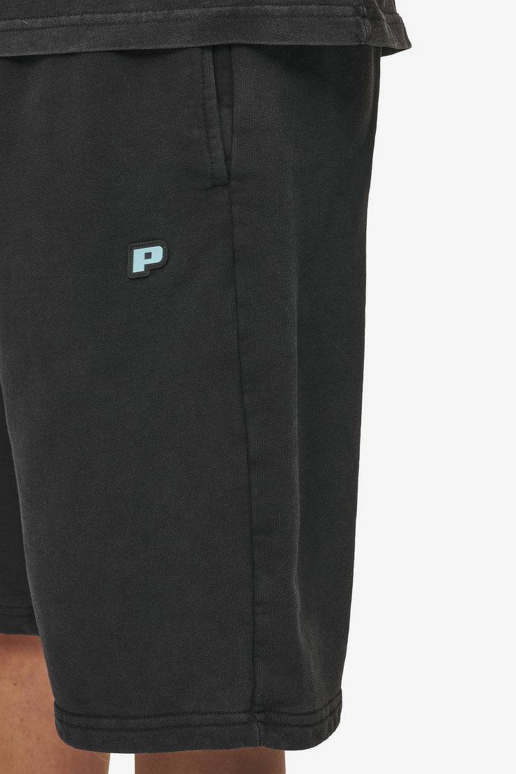 Pegador Leono Overknee Heavy Sweat Shorts Vintage Black Gum