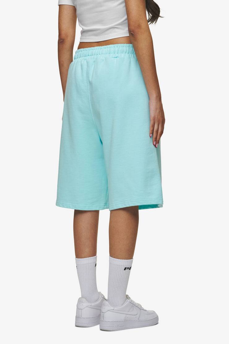 Pegador Leono Overknee Heavy Sweat Shorts Washed Sky Blue Gum