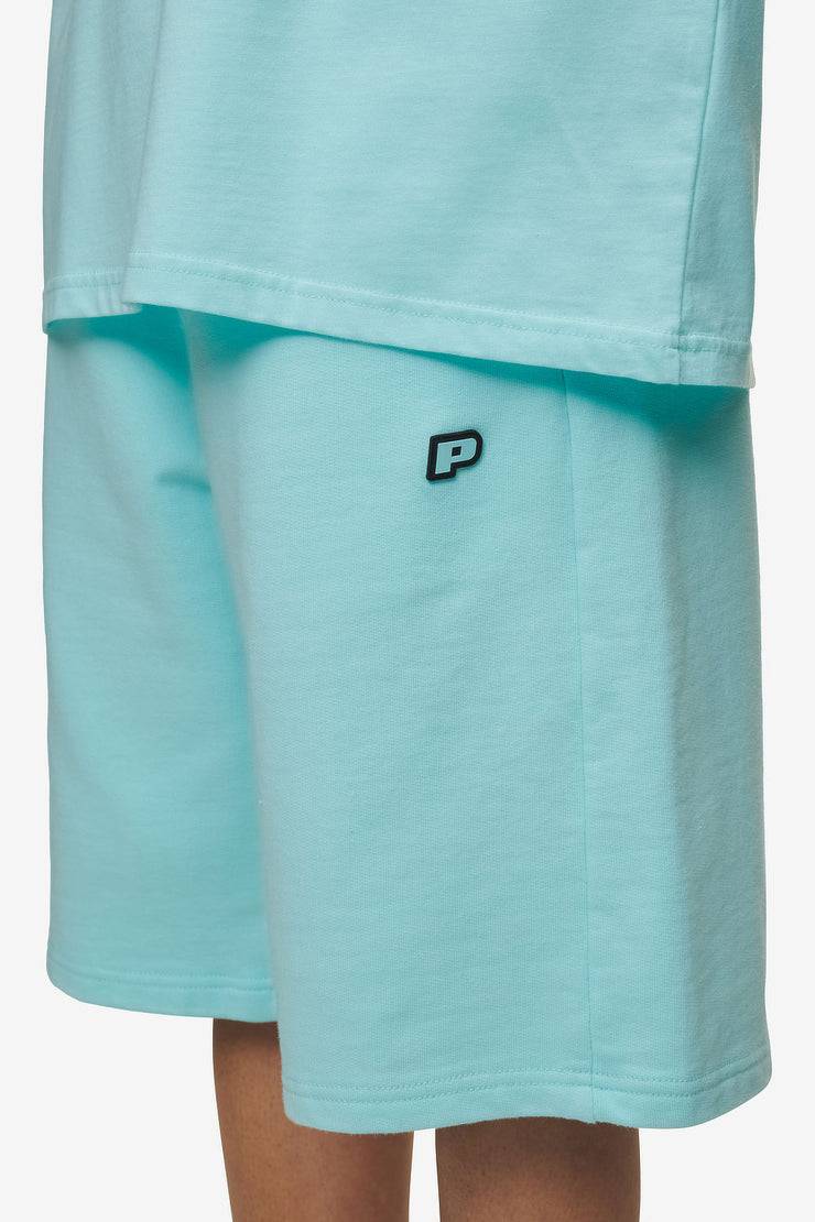 Pegador Leono Overknee Heavy Sweat Shorts Washed Sky Blue Gum