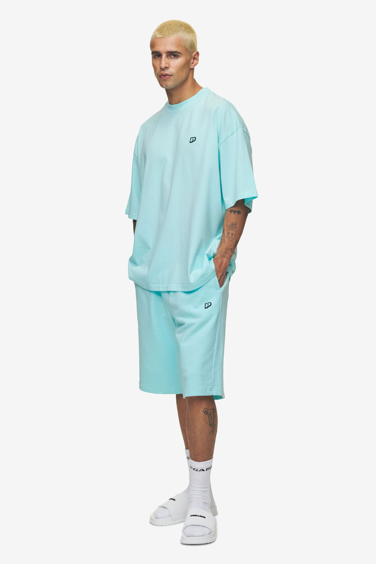Pegador Leono Overknee Heavy Sweat Shorts Washed Sky Blue Gum