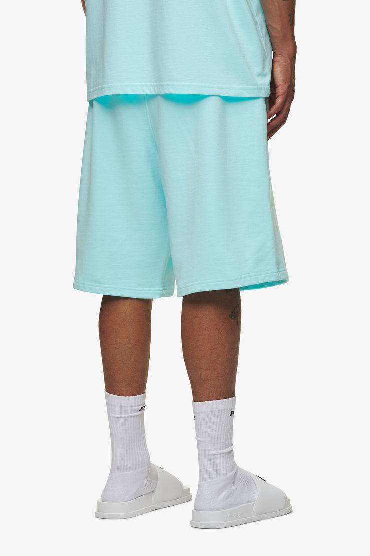 Pegador Leono Overknee Heavy Sweat Shorts Washed Sky Blue Gum