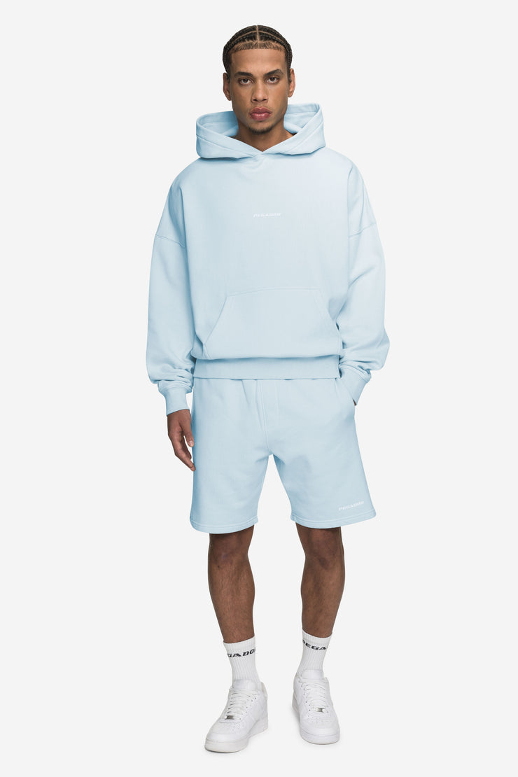 Pegador Logo Boxy Hoodie Washed Baby Blue White Gum