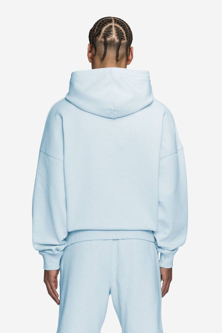 Pegador Logo Boxy Hoodie Washed Baby Blue White Gum