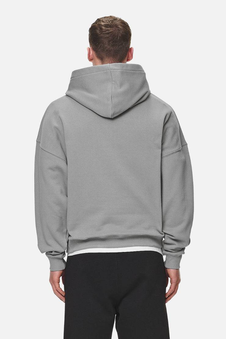 Pegador Logo Boxy Hoodie Washed Cool Grey White Gum