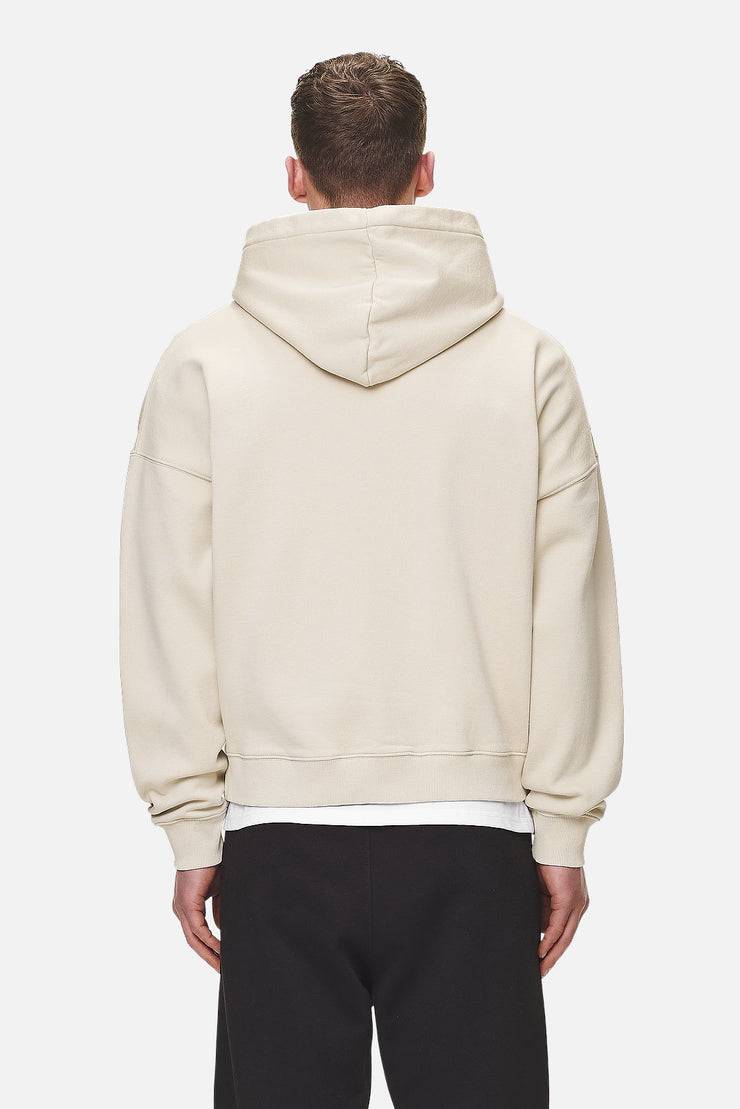 Pegador Logo Boxy Hoodie Washed Desert Sand Black Gum