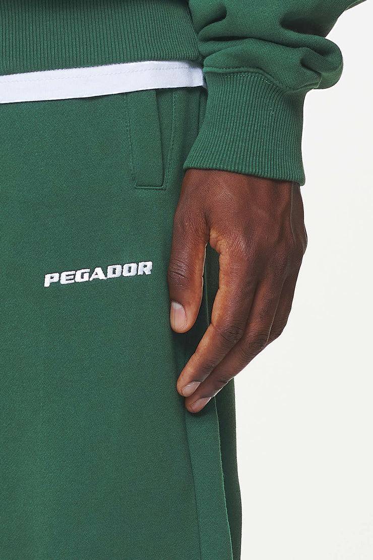 Pegador Logo Heavy Sweat Jogger Vintage Washed British Green