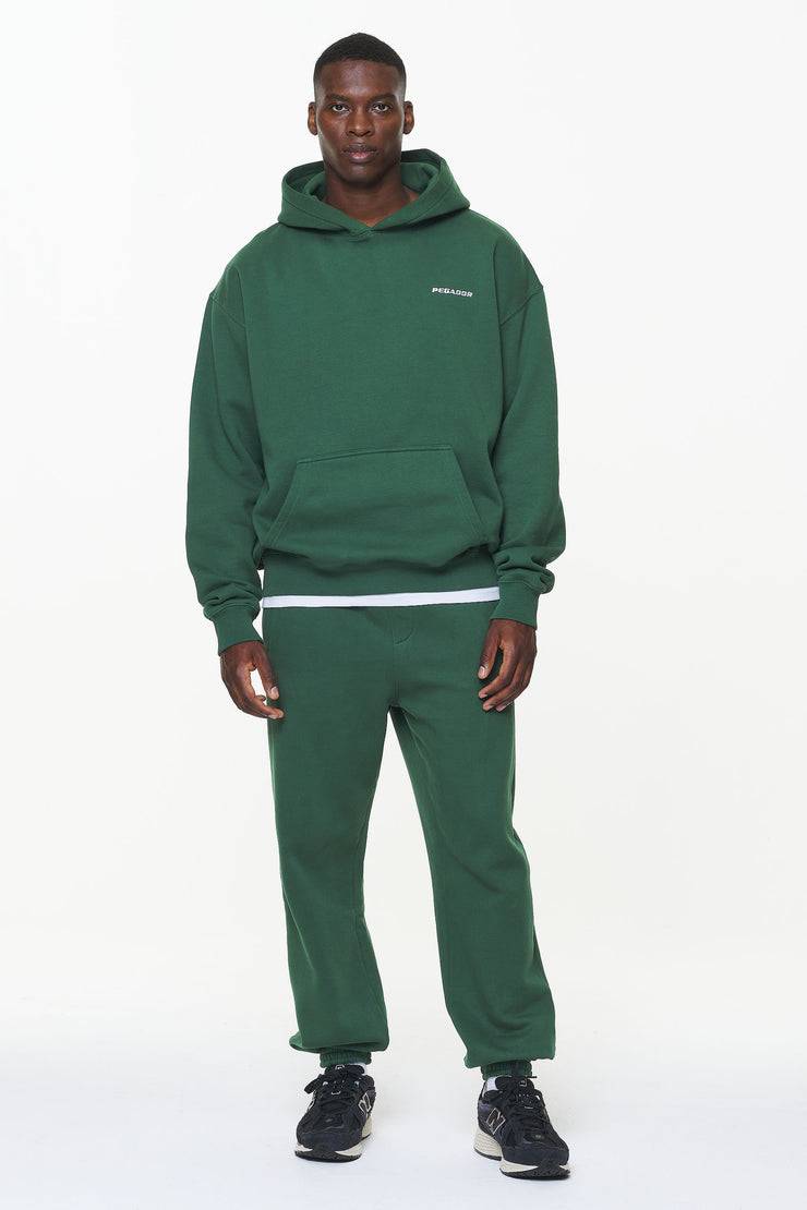 Pegador Logo Heavy Sweat Jogger Vintage Washed British Green