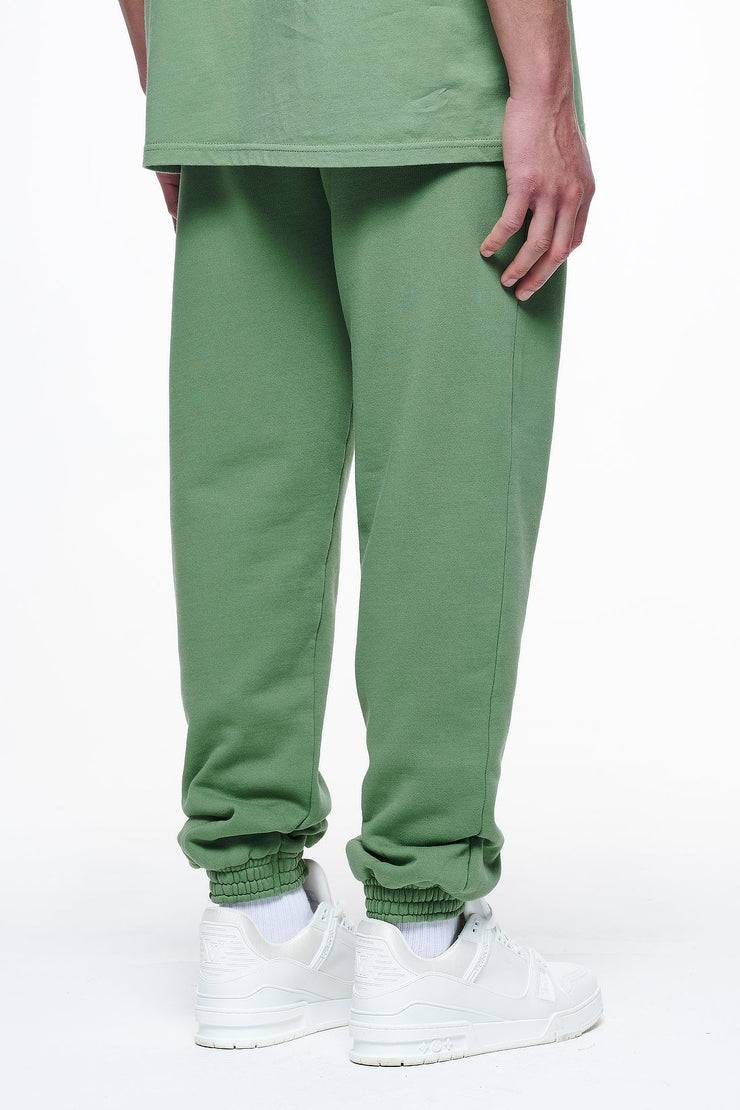 Pegador Logo Heavy Sweat Jogger Vintage Washed Cypress Green Gum