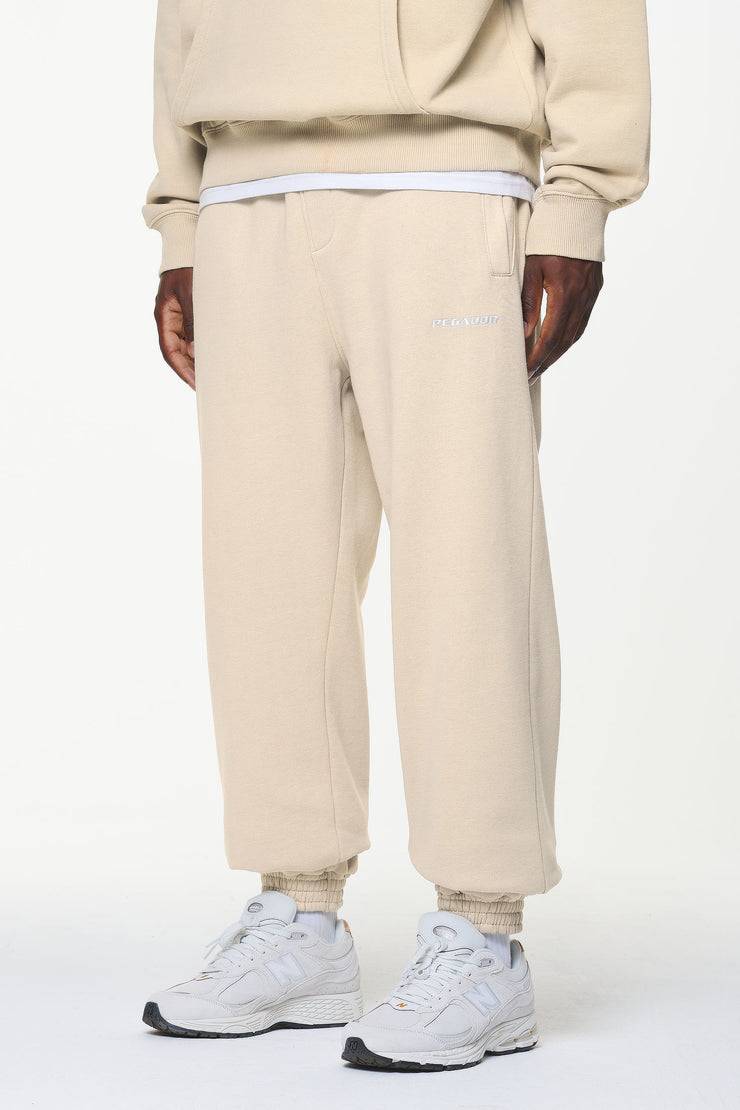 Pegador Logo Heavy Sweat Jogger Vintage Washed Kingdom Beige