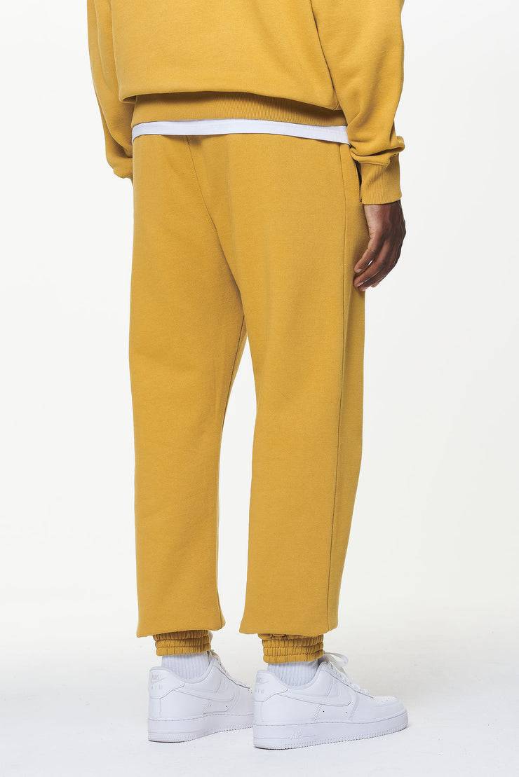 Pegador Logo Heavy Sweat Jogger Vintage Washed Mustard